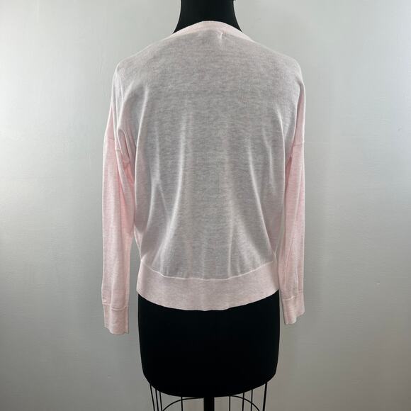 NWT J. Crew Bow-Front Cardigan Sweater in Light Baby Pink Merino Wool J0189 XS - Picture 7 of 13